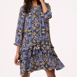 Tiered shirt dress